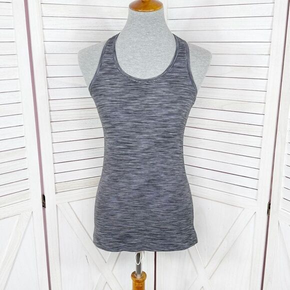 Lululemon Cool Racerback II Nulu Tank Top Shirt Wee‎ Are From Space Grey 4 - Picture 11 of 11